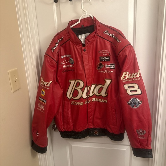 Budweiser Red Racing Jacket - Picture 1 of 4